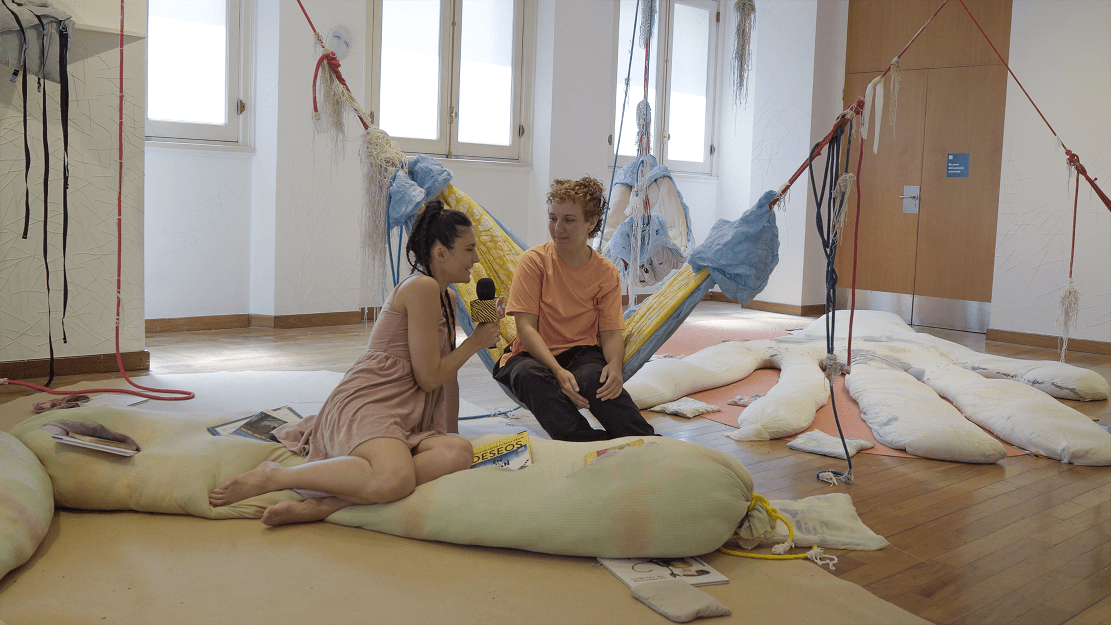 Entrevistando a un artista