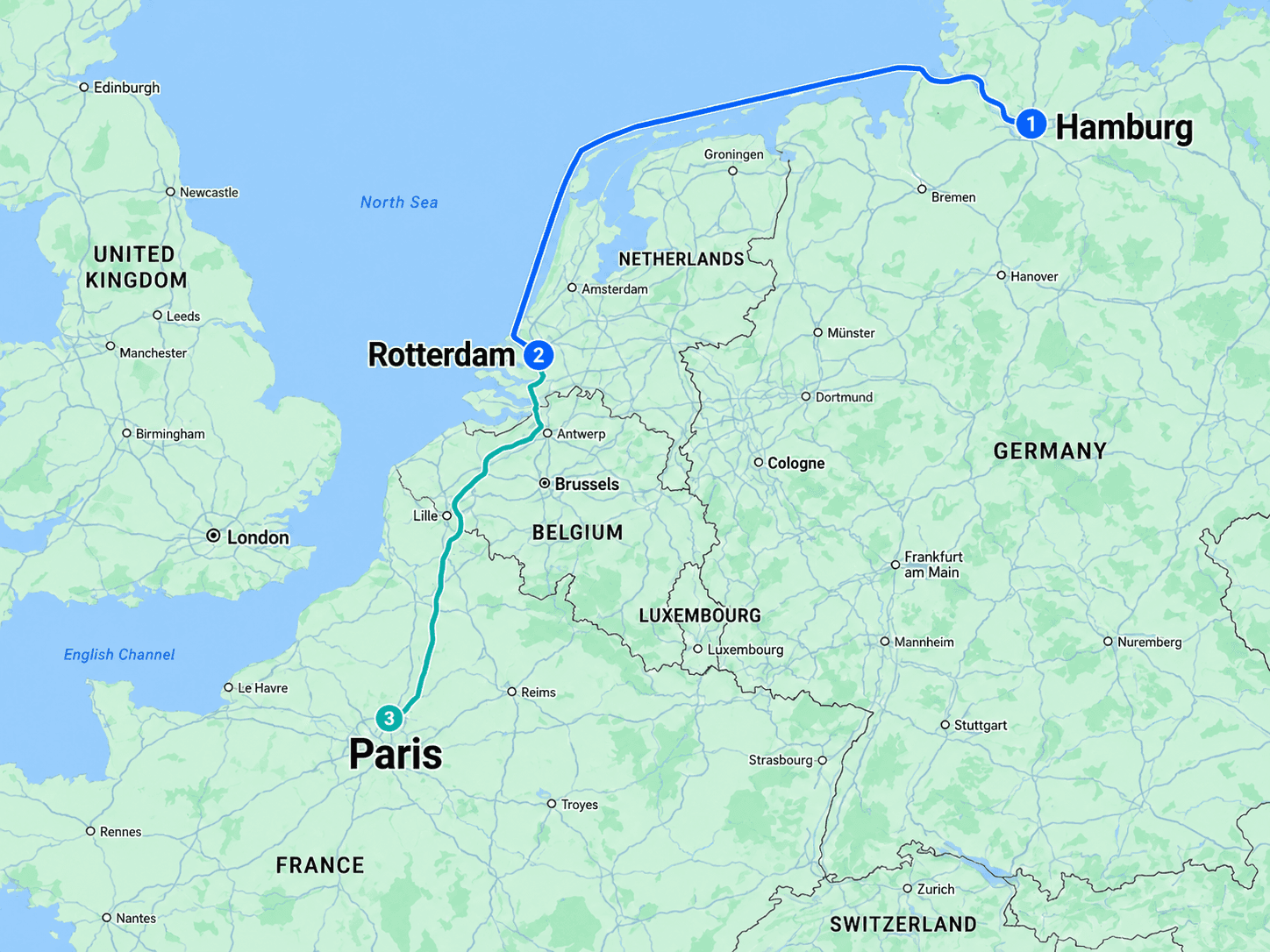 transport route freight cost calculation