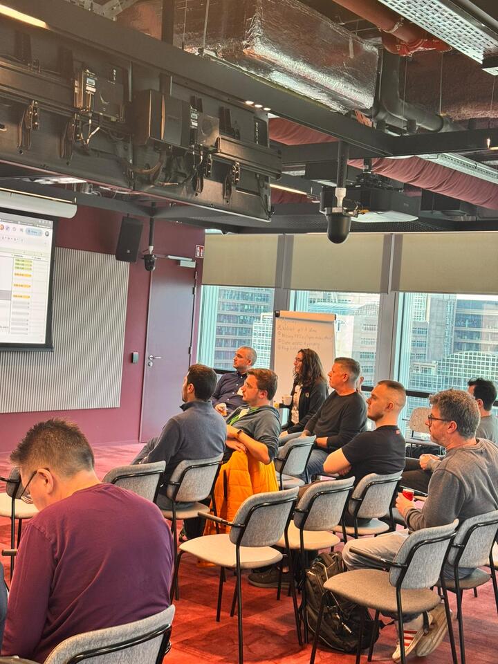 Discussions at Google's office