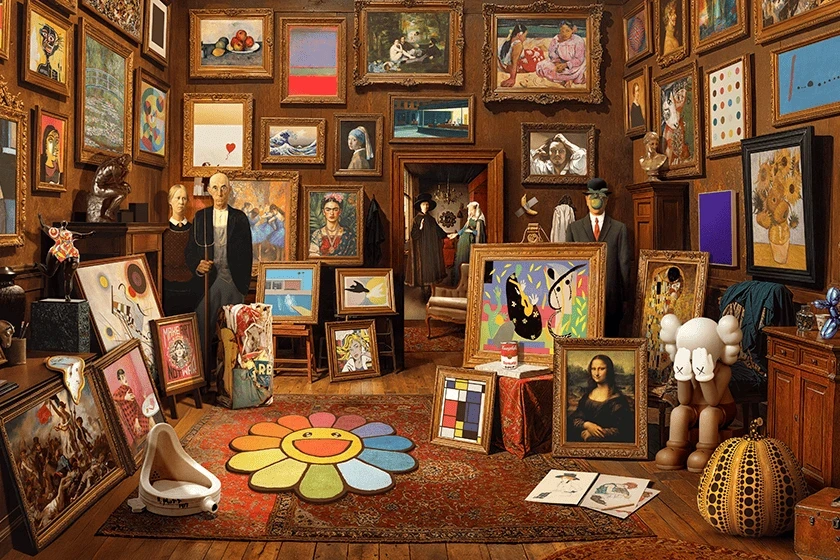 Jeu de cartes PopCorn Garage, pleins de références Pop Culture à retrouver.