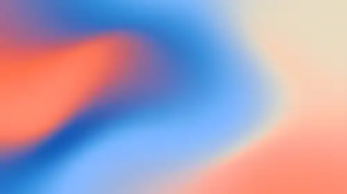 Soft Mesh 17 — blue, coral, cream; abstract, mesh, gradient background