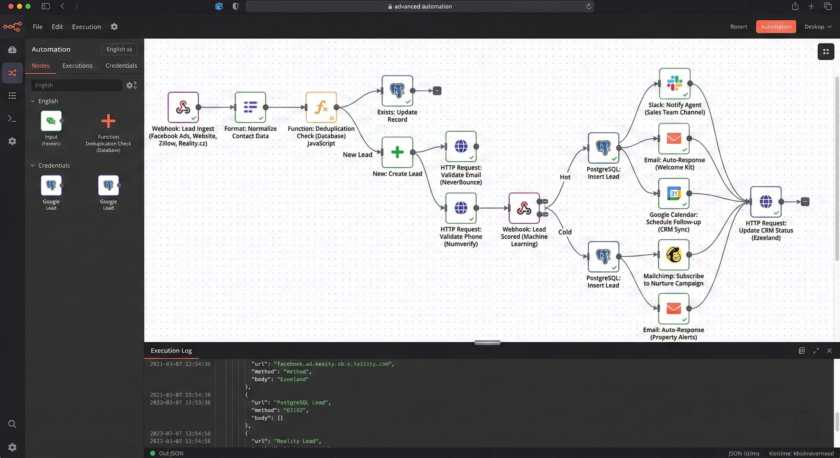 Lead Processing Pipeline pro RK