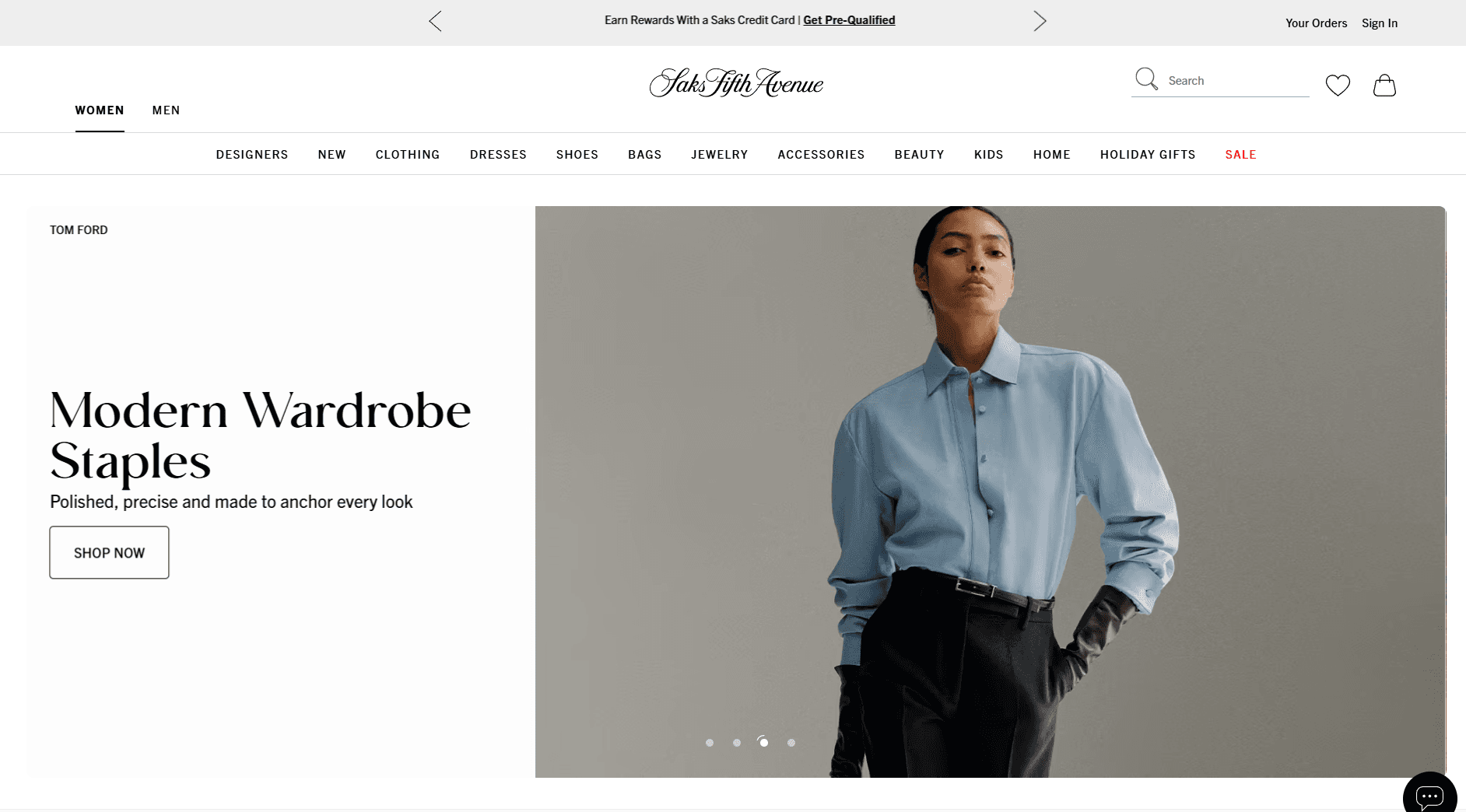 Saks Global Homepage
