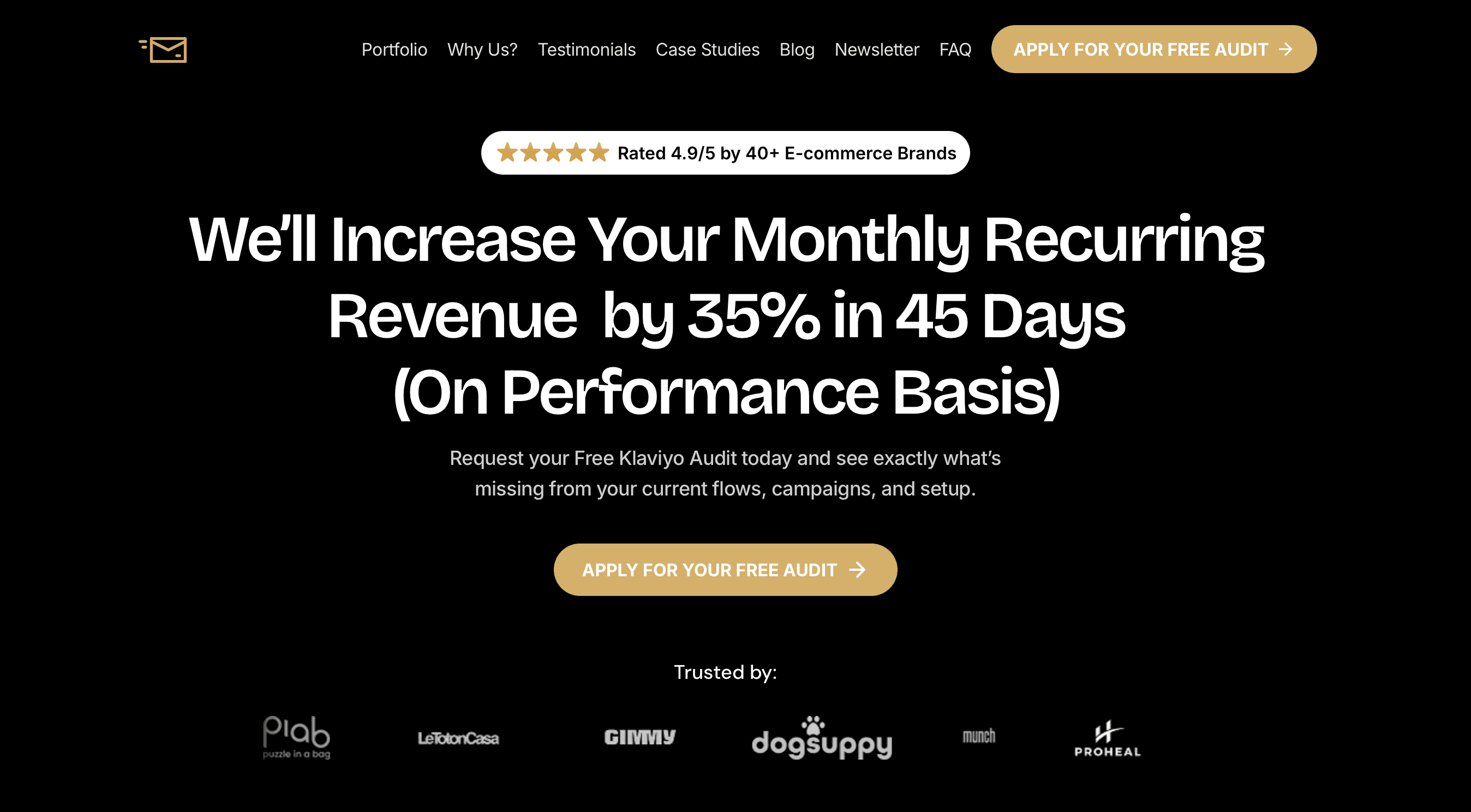 The Inbox Rebel website preview.
