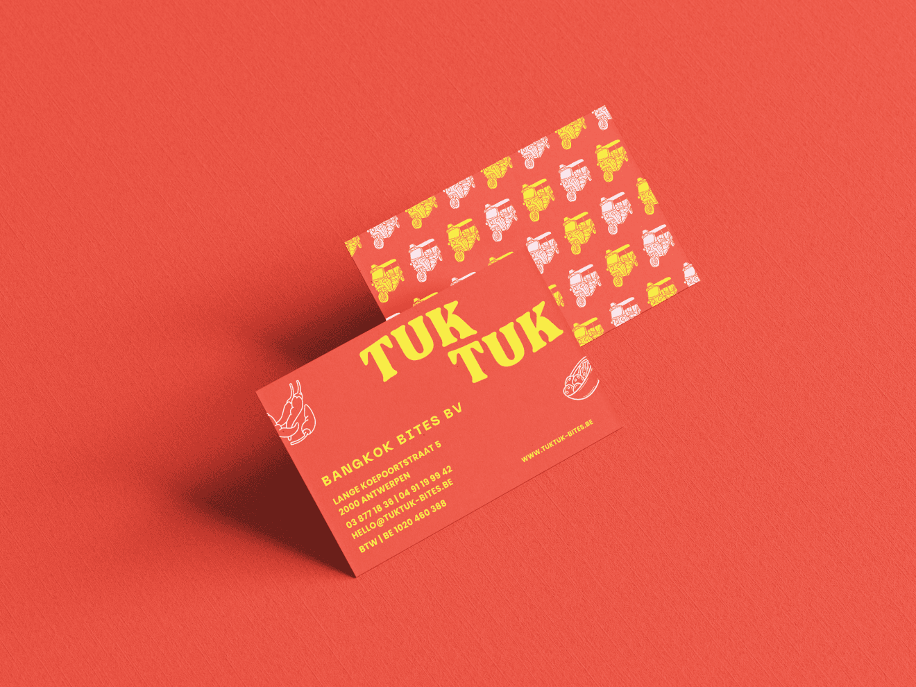 Visitekaartjes TUKTUK (That Eatery & take-away)