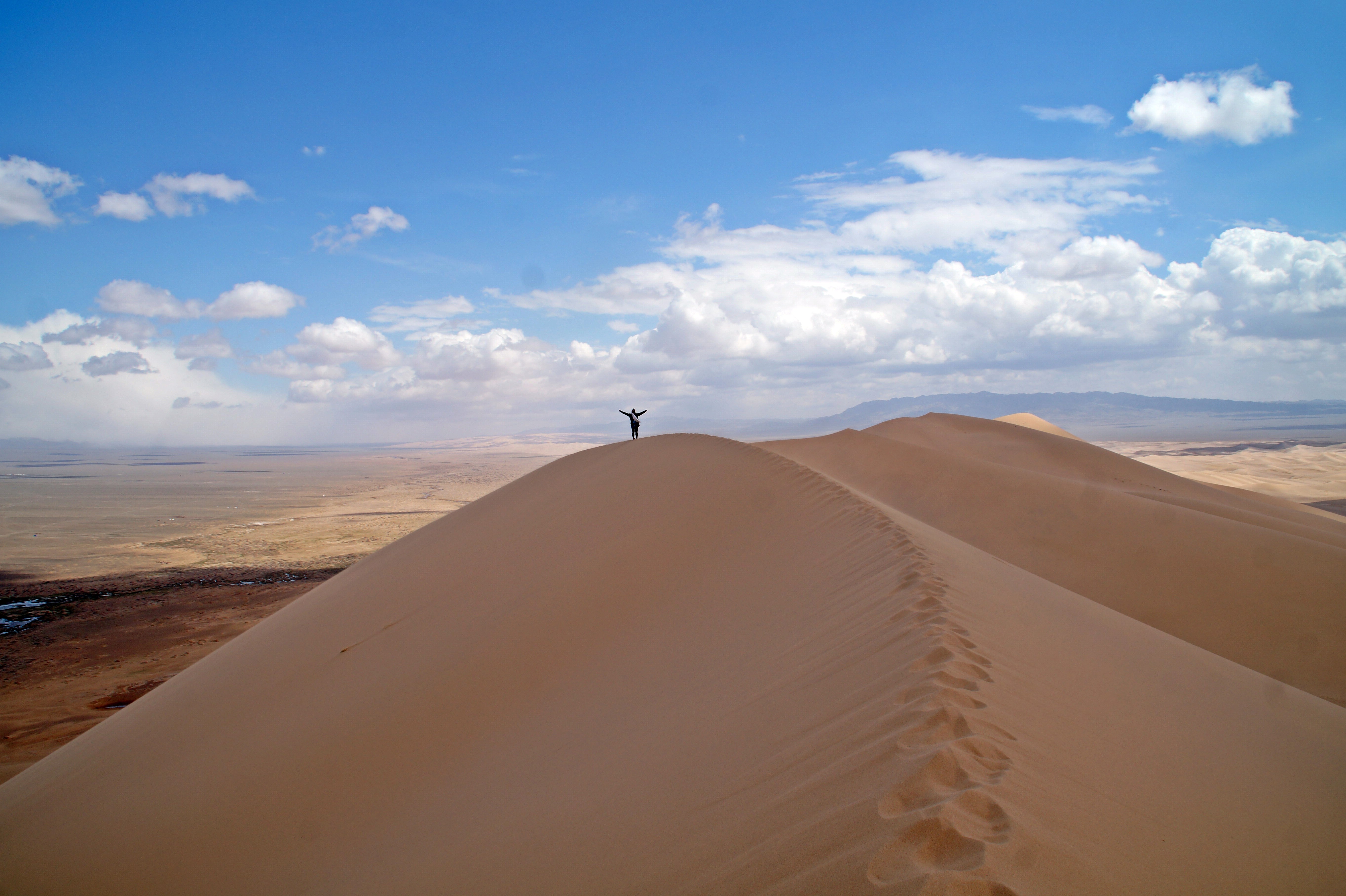 Image of Khongor sand dunes in the Gobi desert of Mongolia