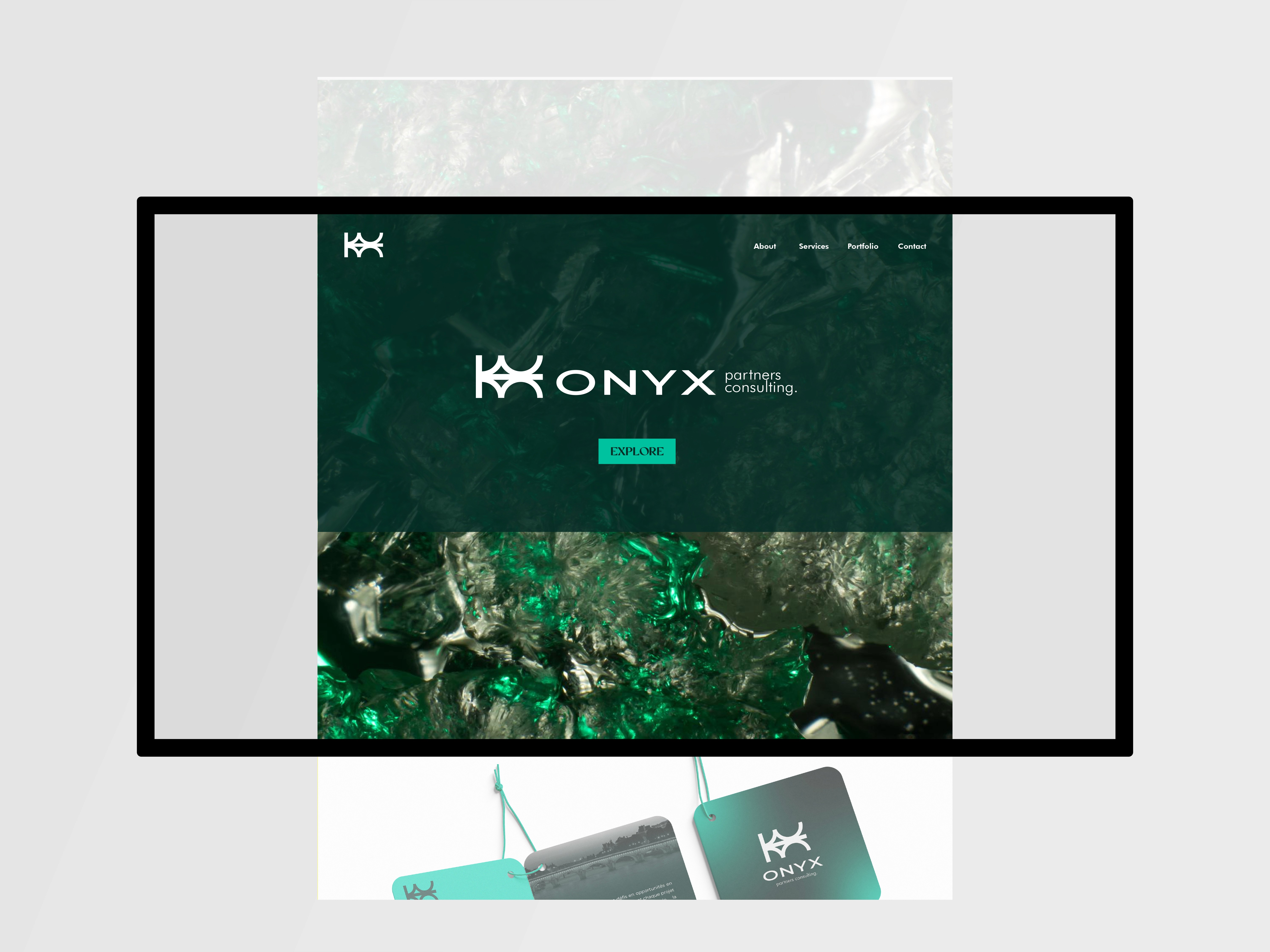 Three slim, upright orange packaging boxes side by side, each showing a partial black smiley face and “Smiley Co” text on the top, with a matching orange background.