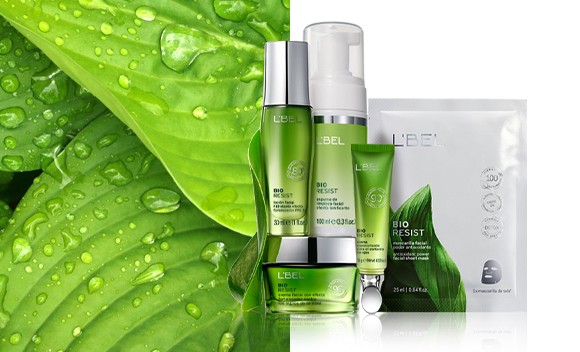 vegano y cruelty free linea natural bio 96% ingredientes naturales bio resist lbel