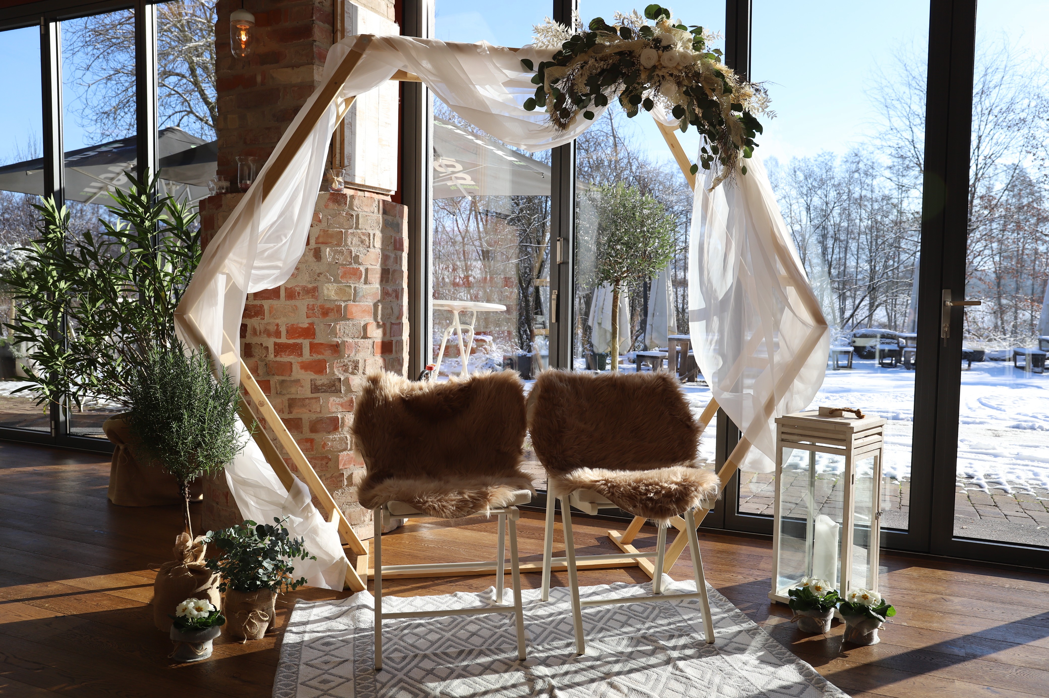 Fotoecke in der Eventhalle