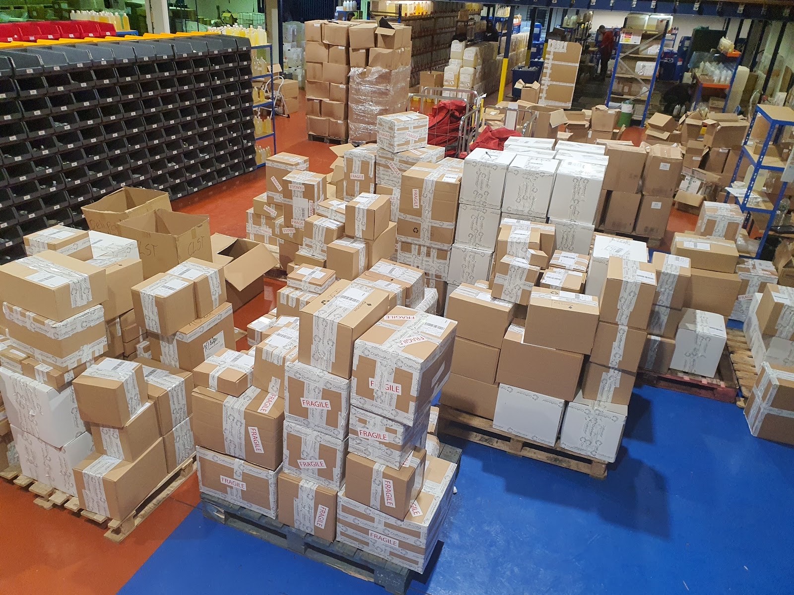 Our warehouse in Slough, Berkshire