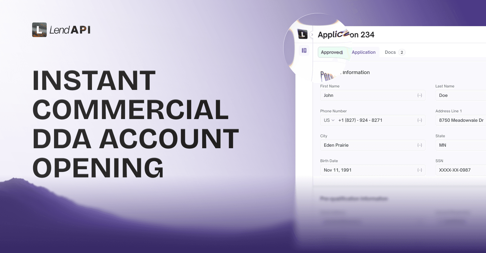LendAPI Launches Ready-Made Products: Instant Commercial DDA Onboarding for Credit Unions