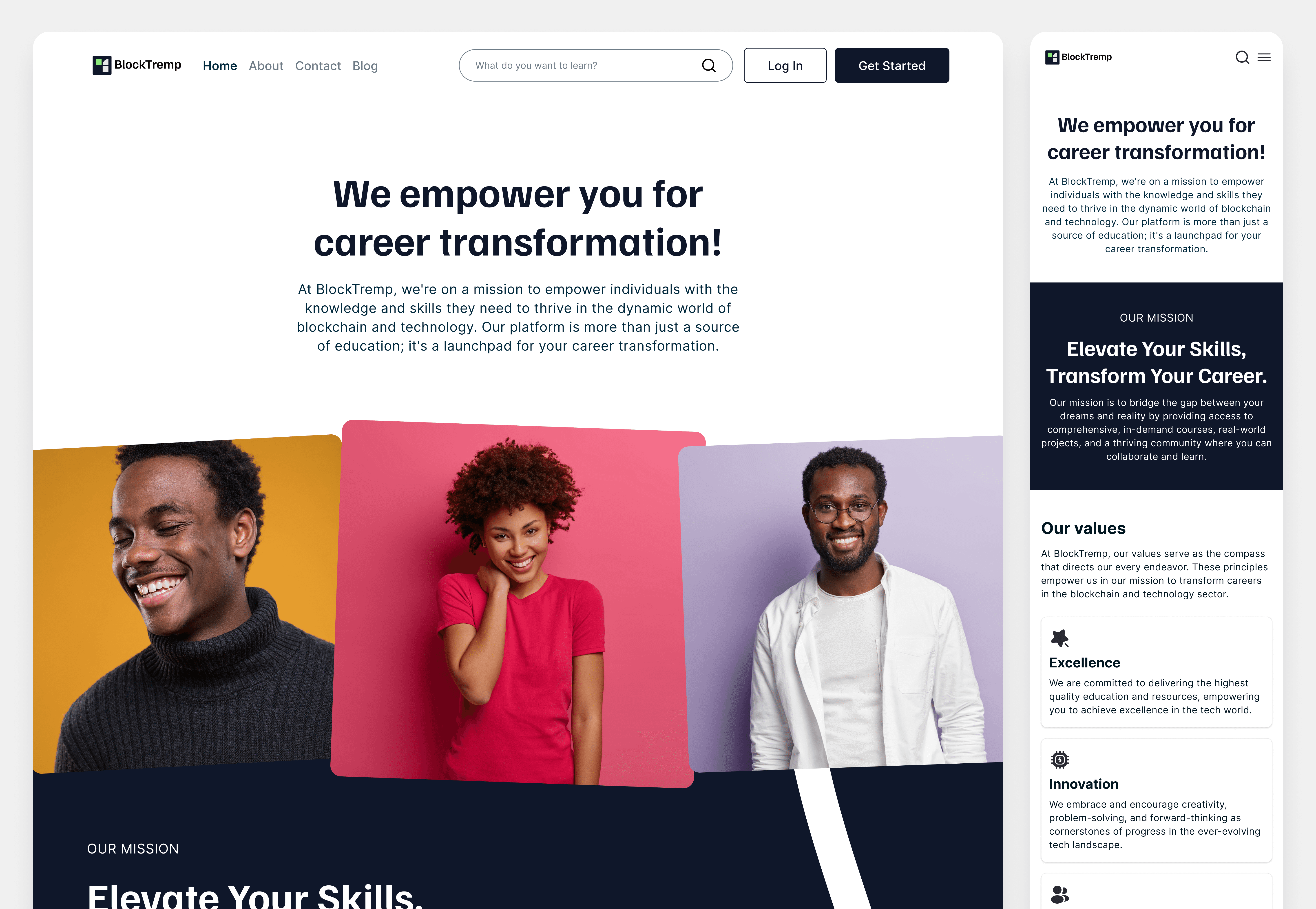 Designing the First Version of BlockTremp; Turning an Idea into a Product Experience 3