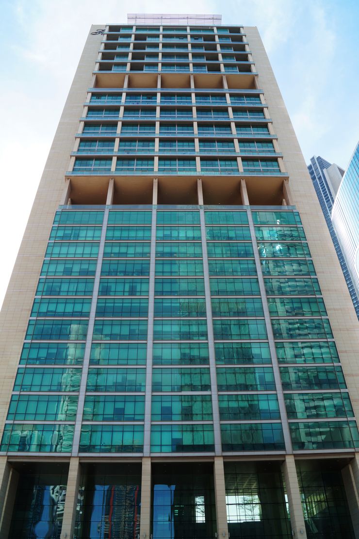 Architectural detail of Liberty House. Trust our real estate experts for seamless property transactions.