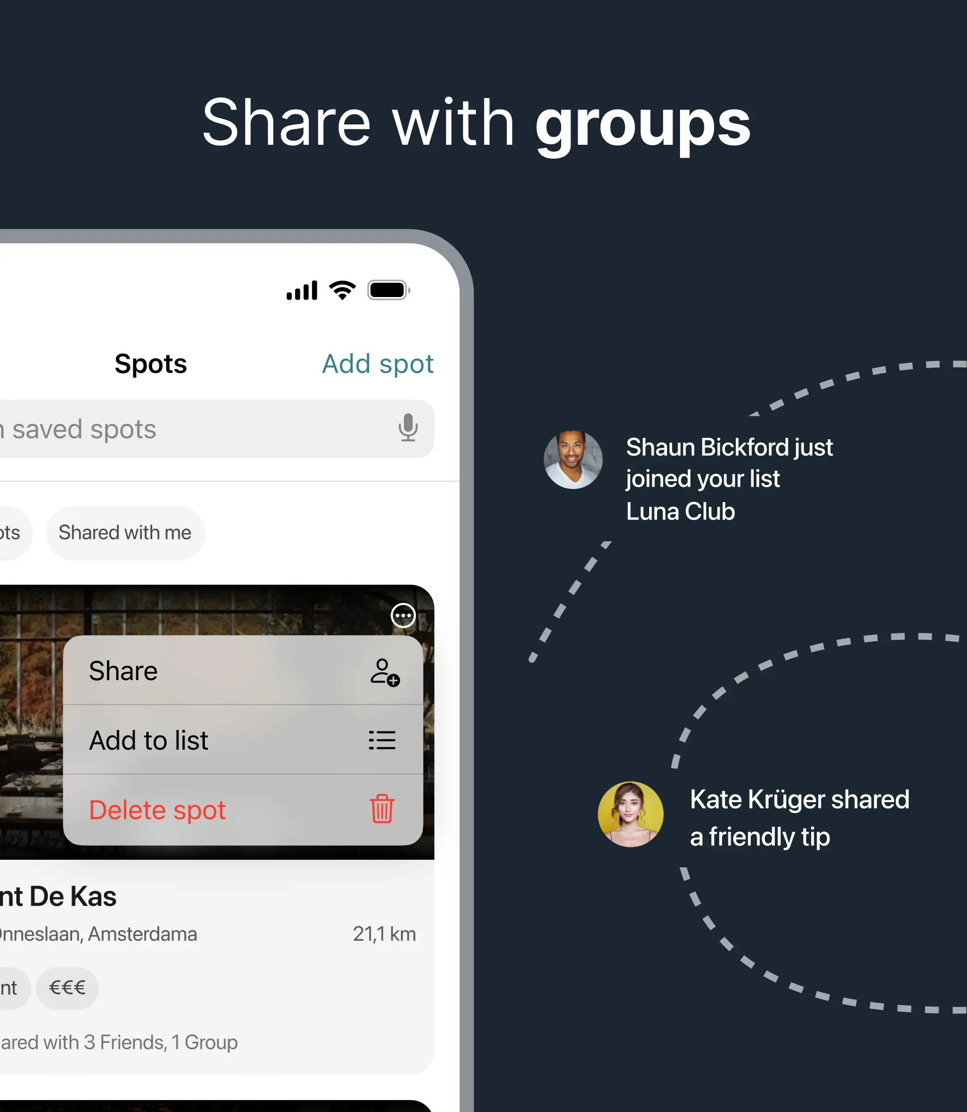 The colour scheme of the digital product