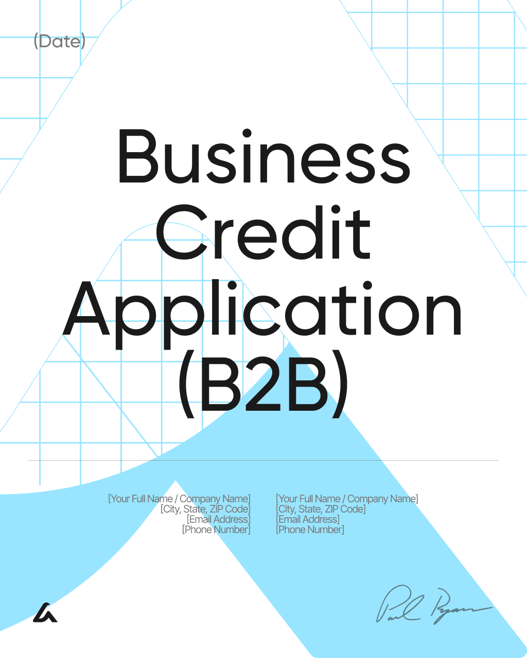 Business Credit Application (B2B)
