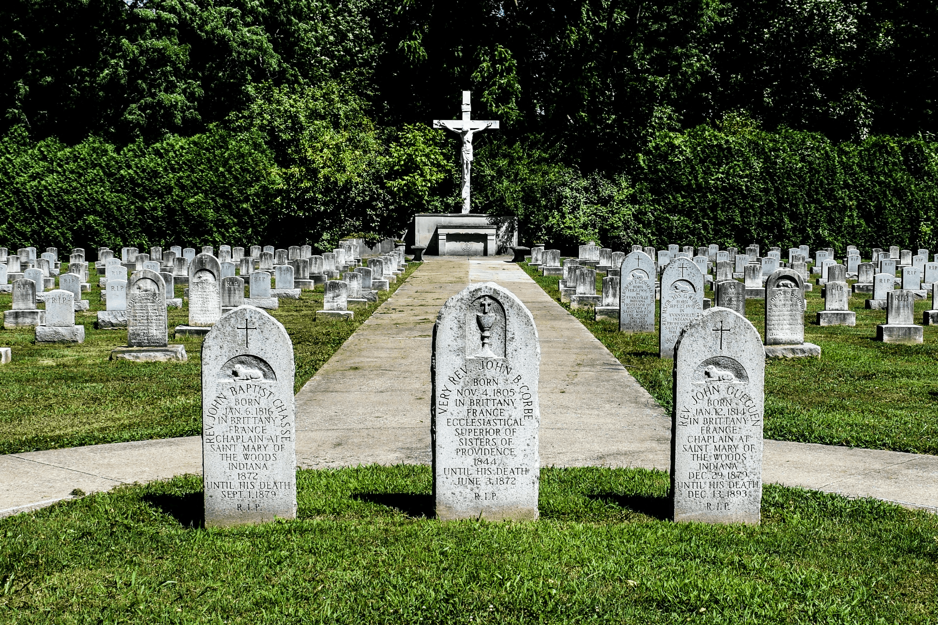 Image of headstones in a graveyard