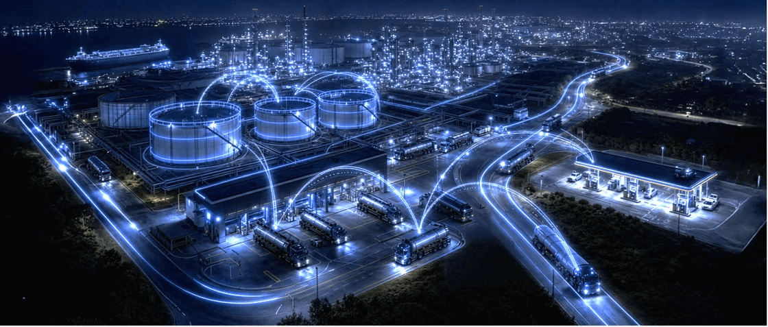Connected fuel supply chain