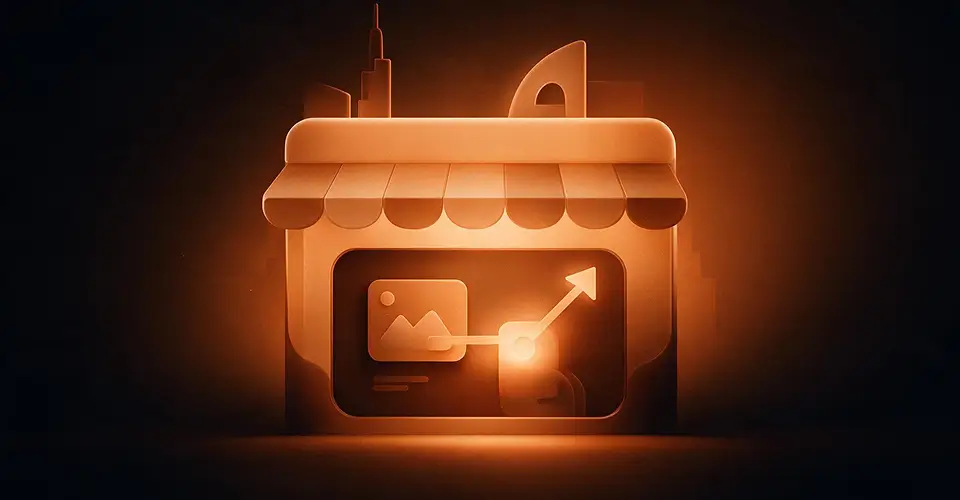 Modern UAE ecommerce store design banner