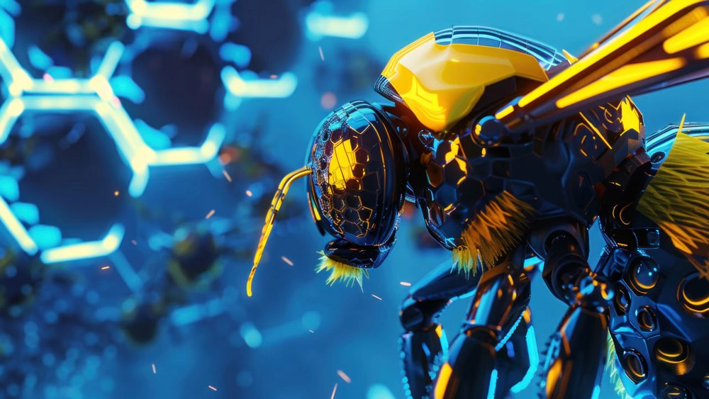 Red digital warning symbol glowing on a circuit board interface, representing active ransomware exploitation of the VMware ESXi CVE 2025 22225 vulnerability and hypervisor compromise.