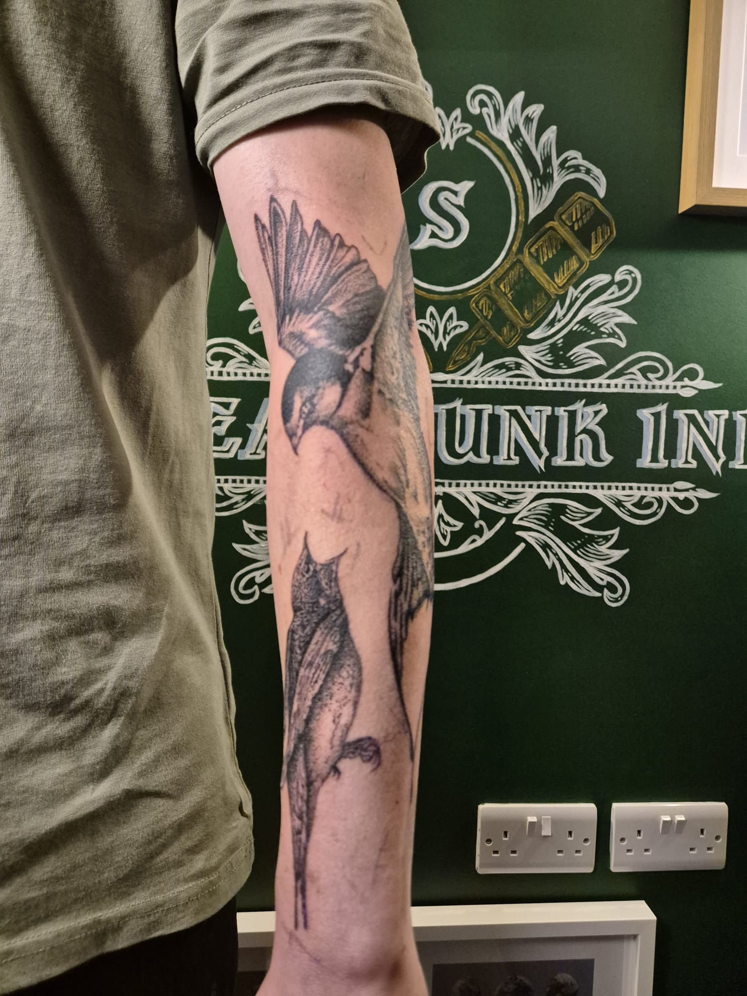 Tattoo studio interior at Steampunk Ink Hazel Grove