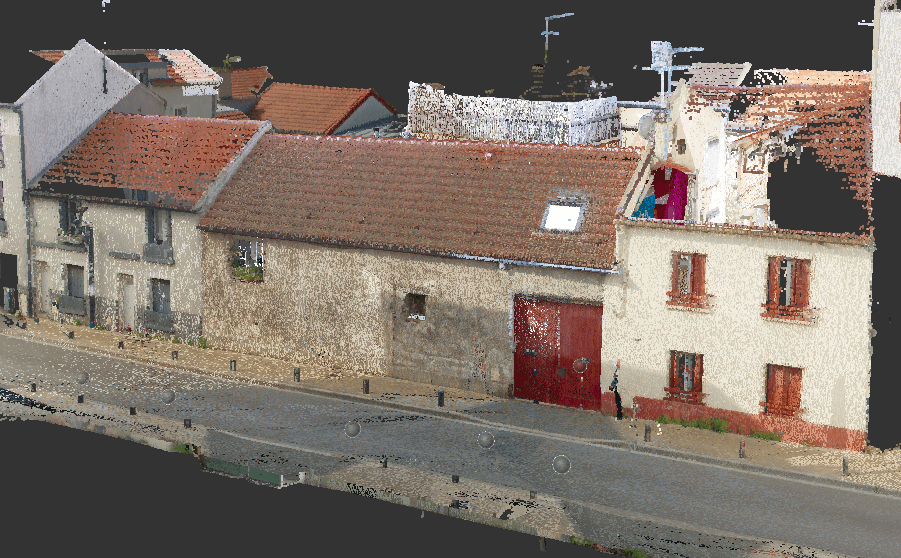 Nuage de point maison 3D Romainville