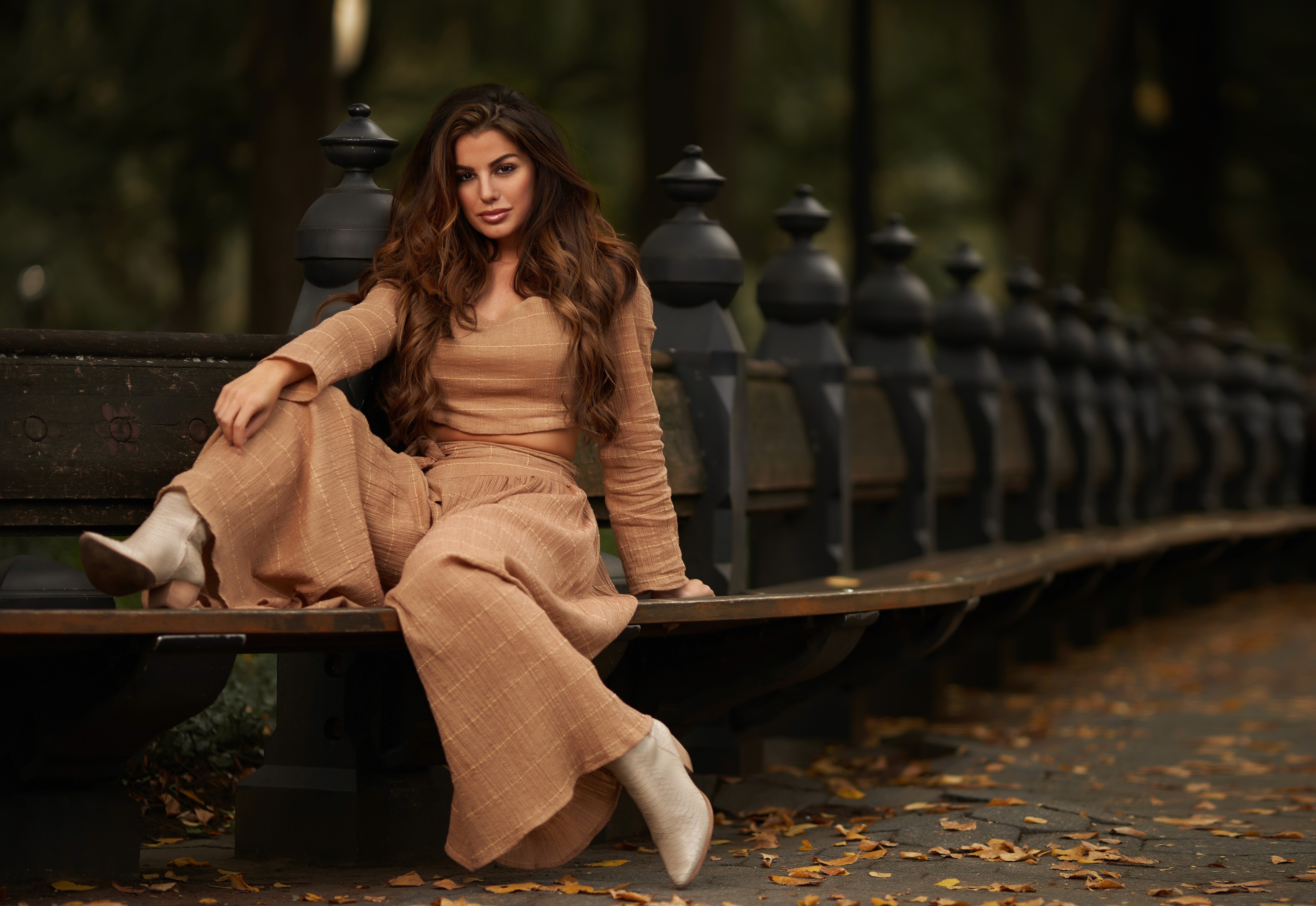 Women On Neon Background