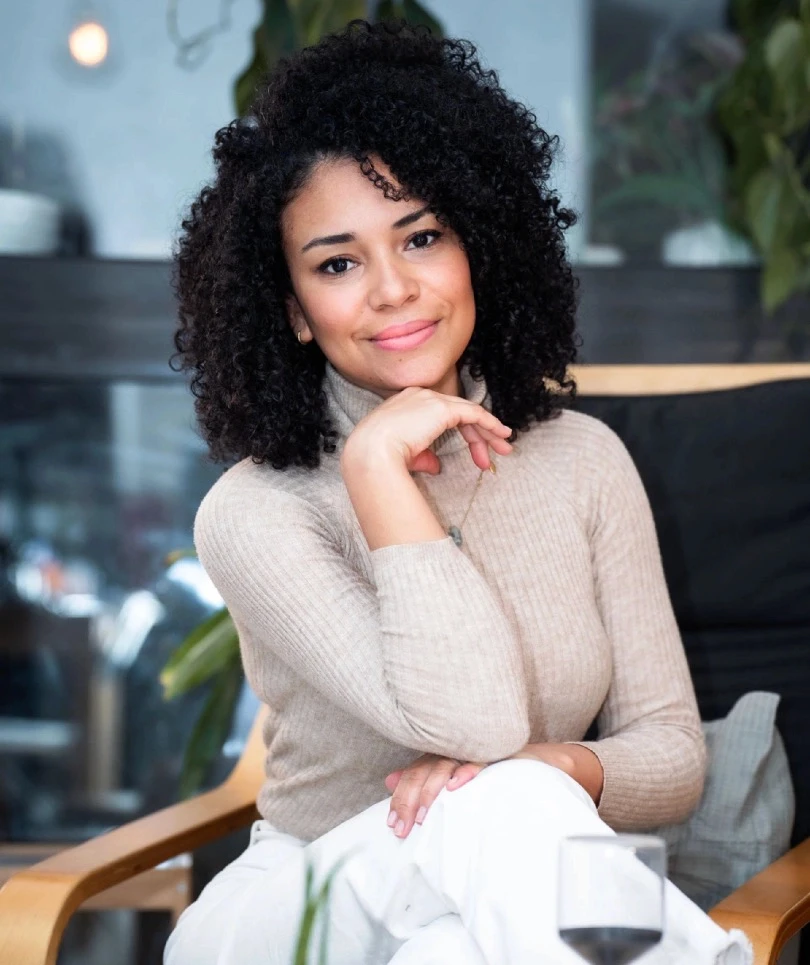 Portrait of Duby with plants