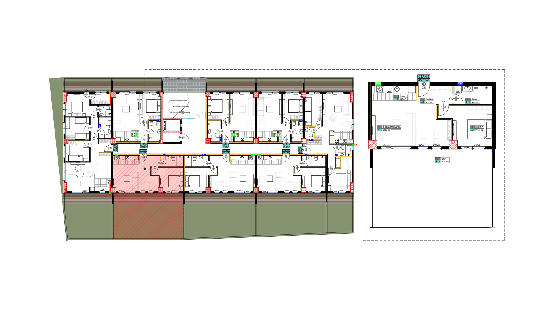 open space living room