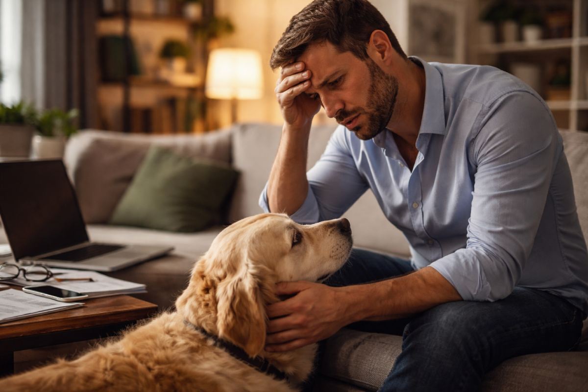 Estrés laboral y mascotas