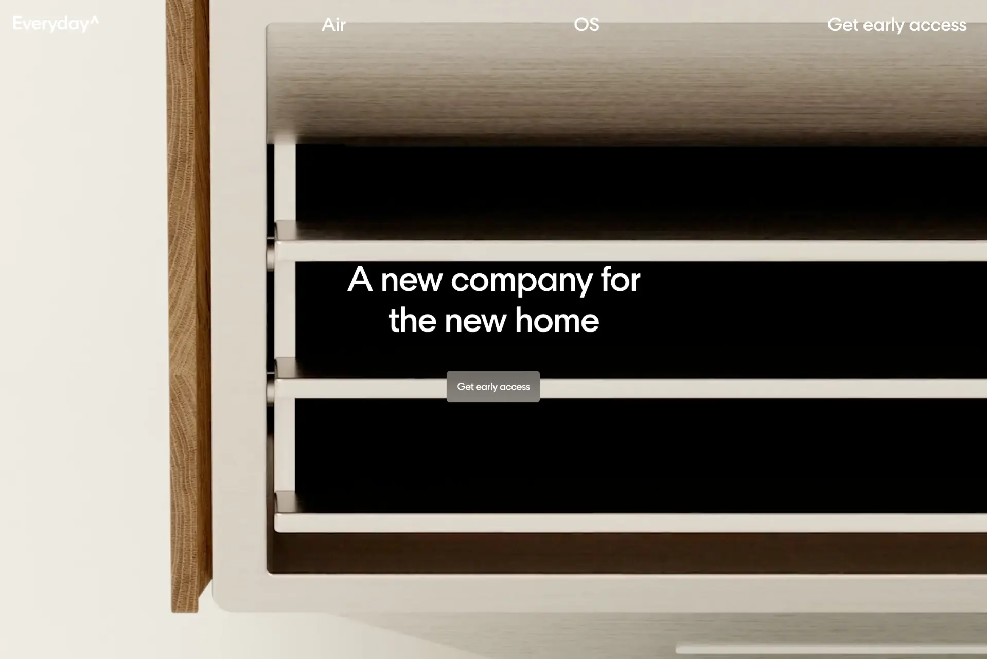 Screenshot of Everyday website