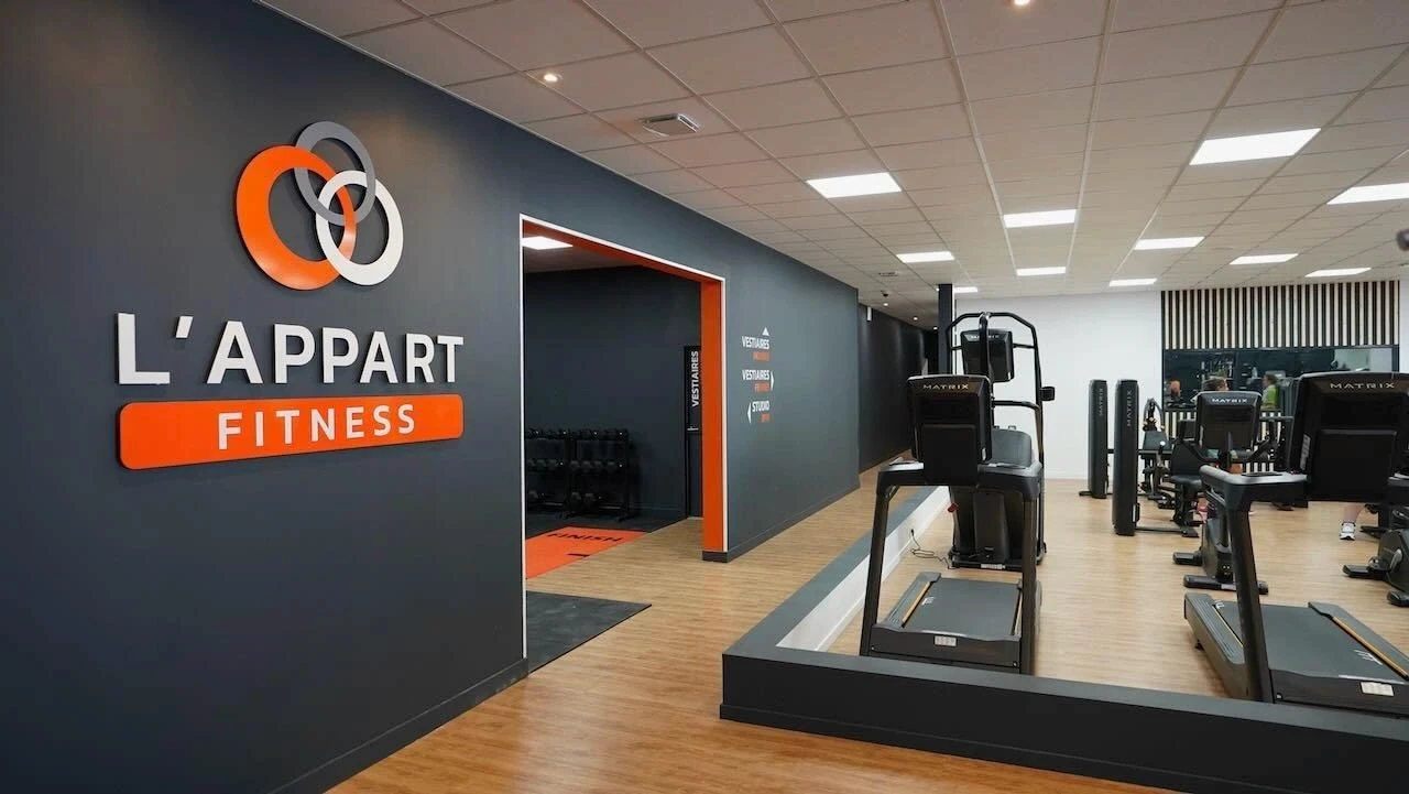 vue d'ensemble d'une salle l'appart fitness