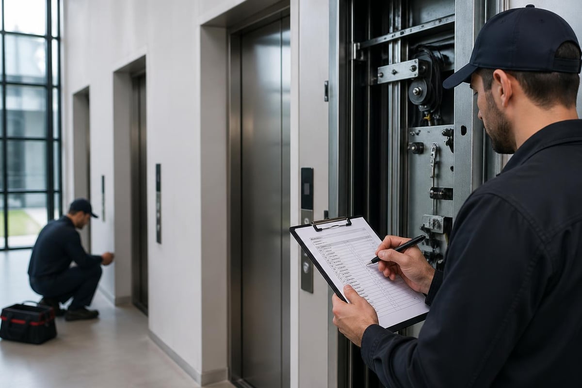 Lift inspection schedule