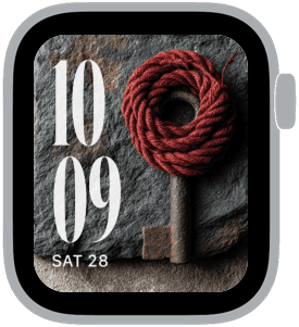 yarrow & ash Apple Watch face preview 5 featuring halloween and autumn.