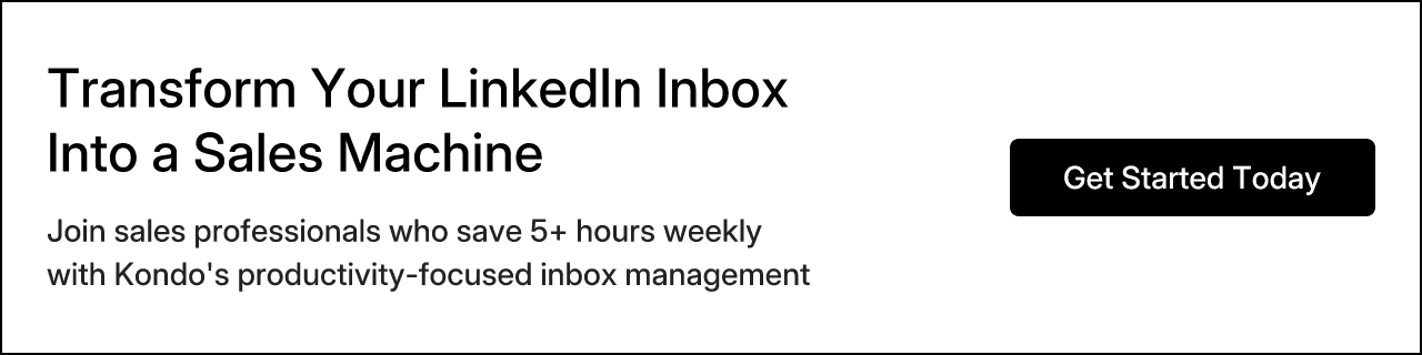 Transform Your LinkedIn Inbox Into a Sales Machine