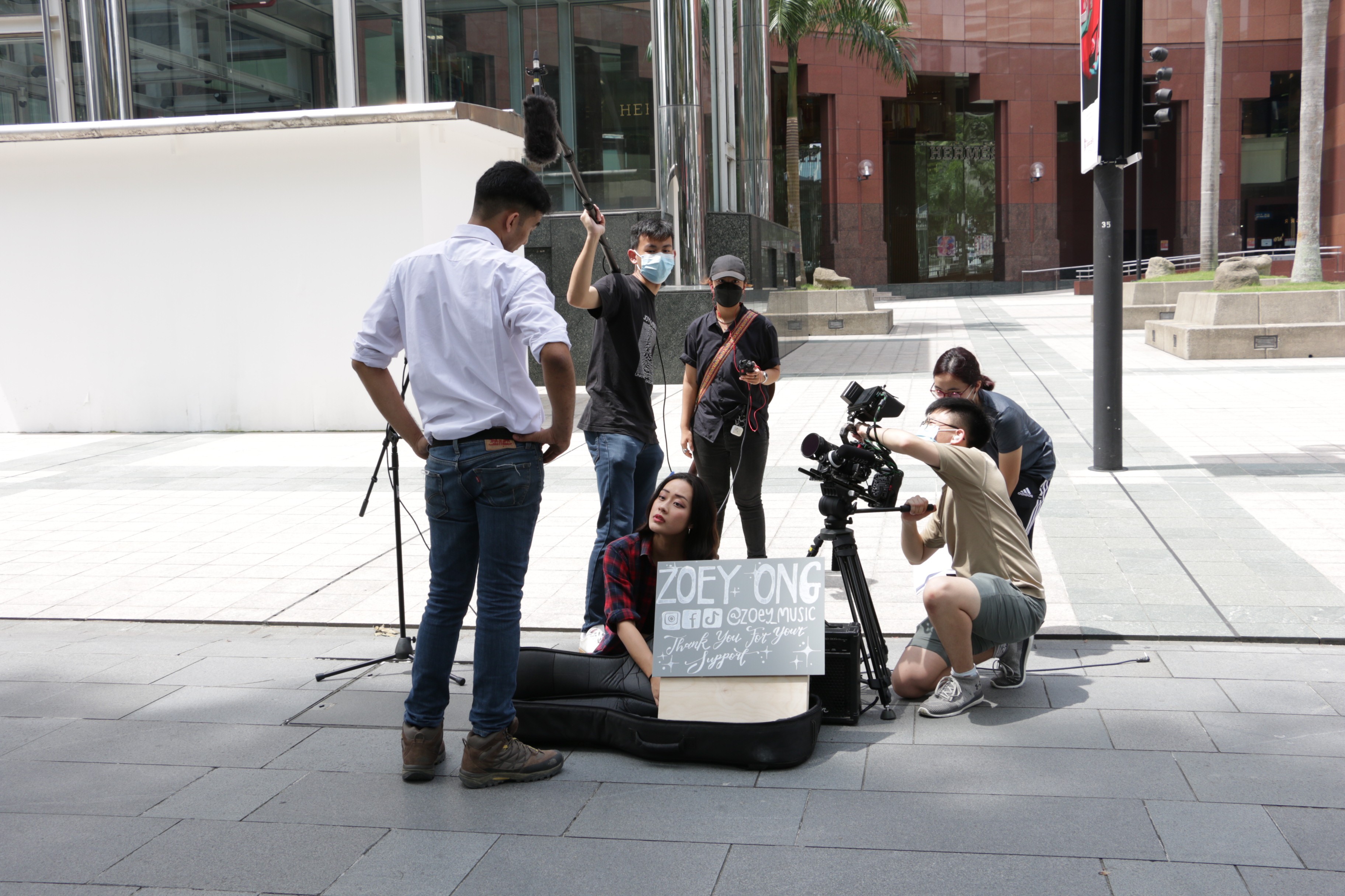 FIlming sessions at Dream Meets Reality, Behind the Scenes
