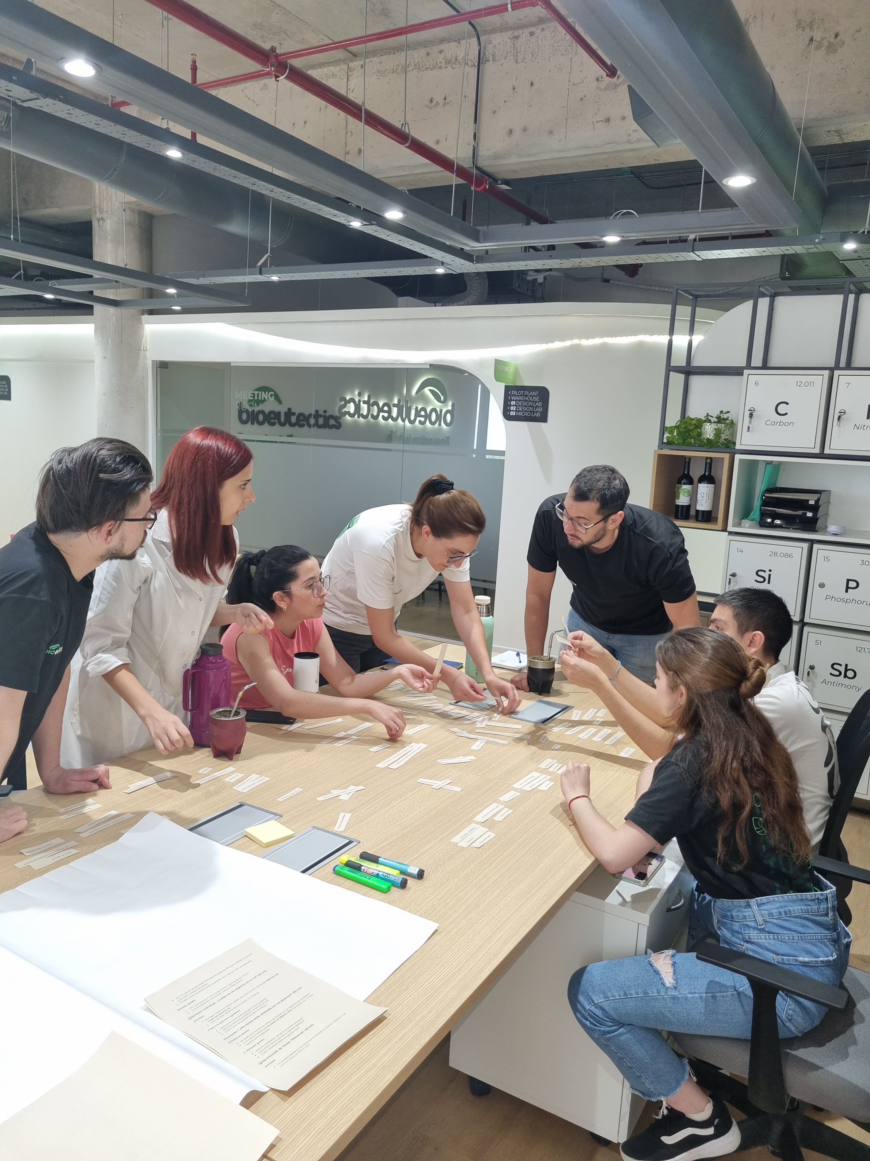 Bioeutectics team working together.