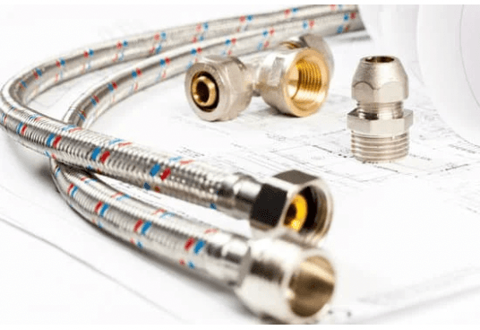 Apples in a factory conveyor belt.