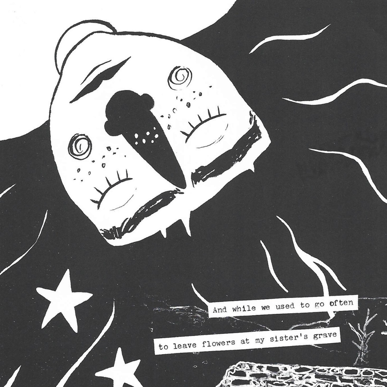 Tall brick tower with antenna against clear blue sky