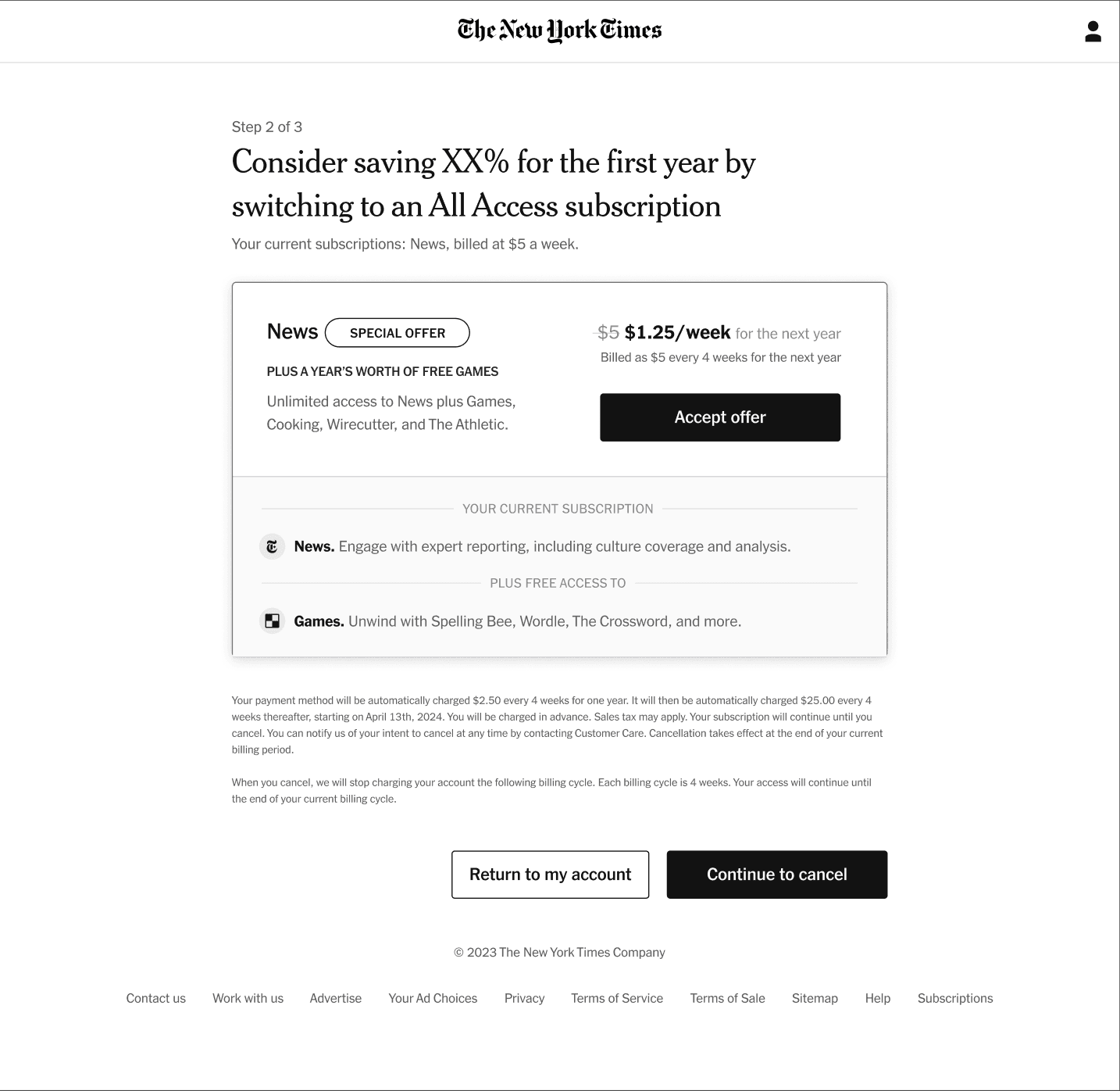 Design direction 3, pricing transparency