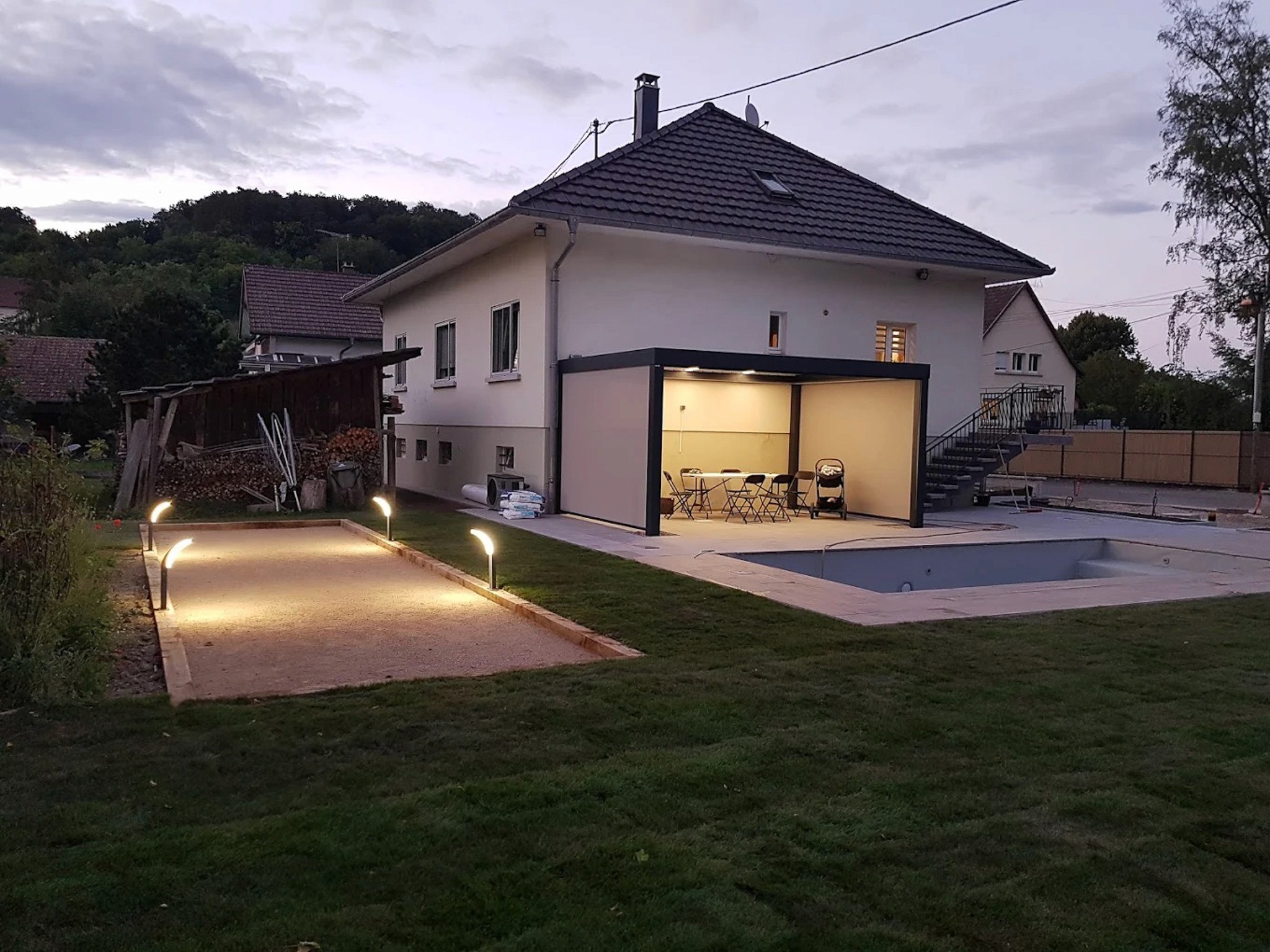 Aménagement extérieur complet signé Acqua Terra à Wittersdorf
