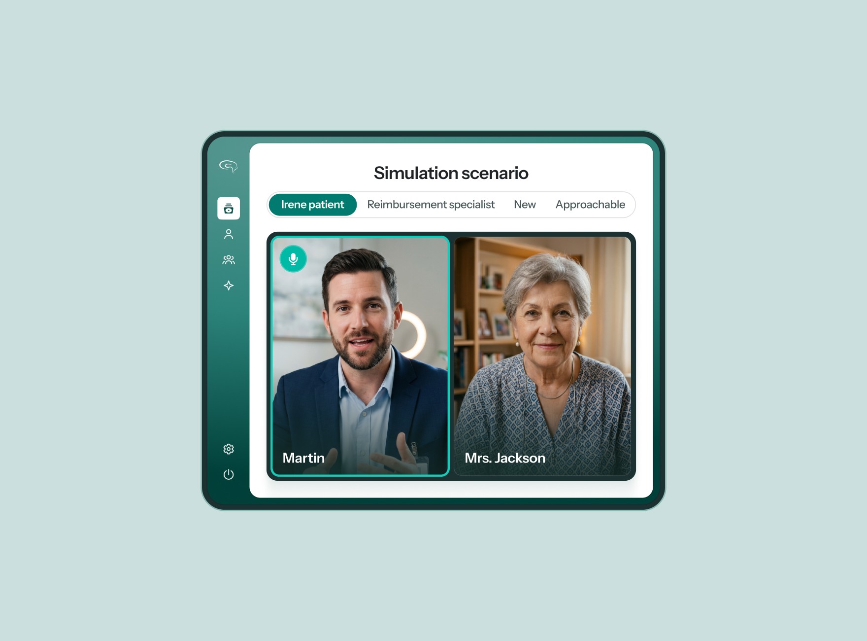 Man with a laptop walking to a store