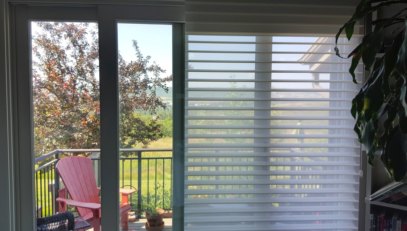 sheer patio blind