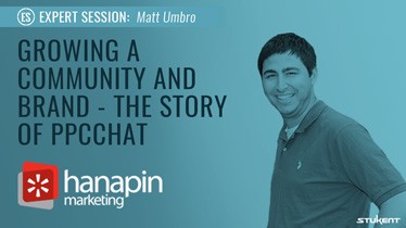 GROWING A COMMUNITY AND BRAND - THE STORY OF PPCCHAT