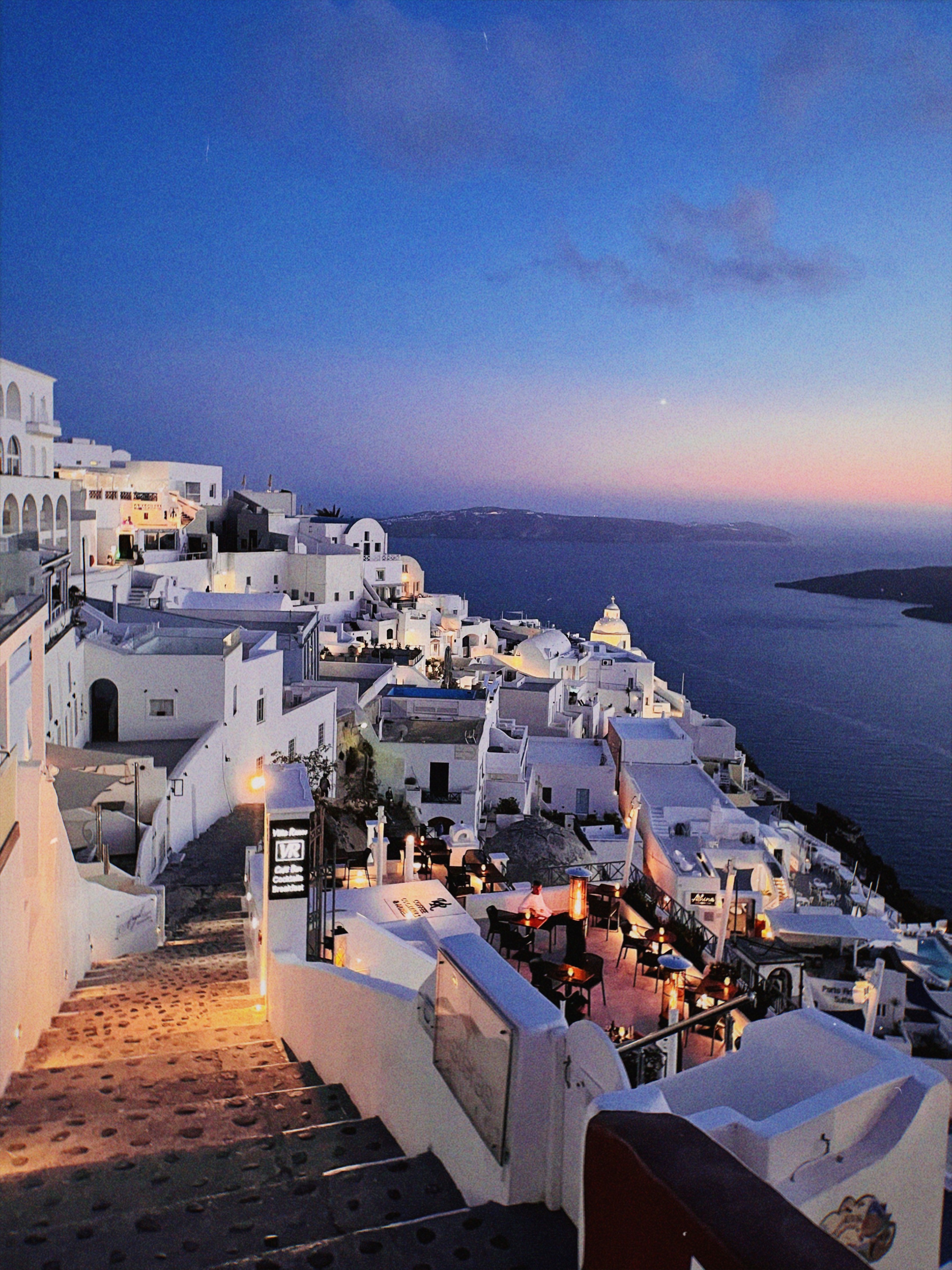Vintage Car Under Palm Trees