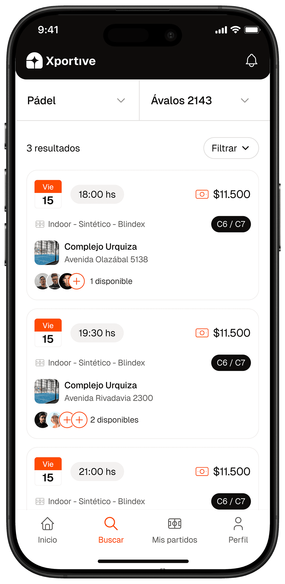 Mobile UI