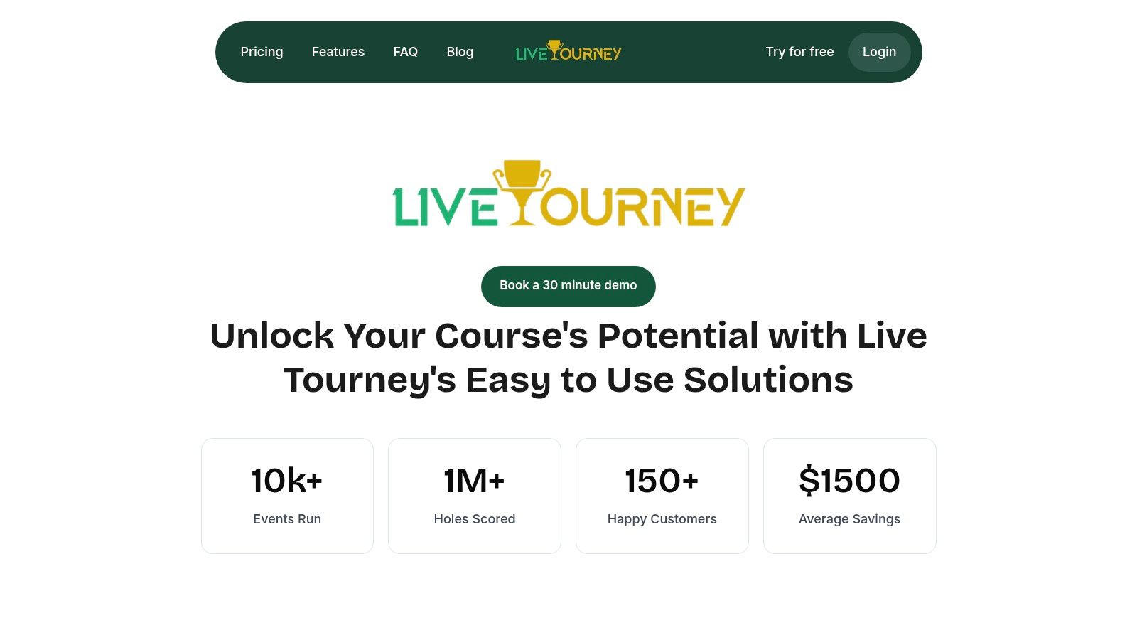 Live Tourney | Features