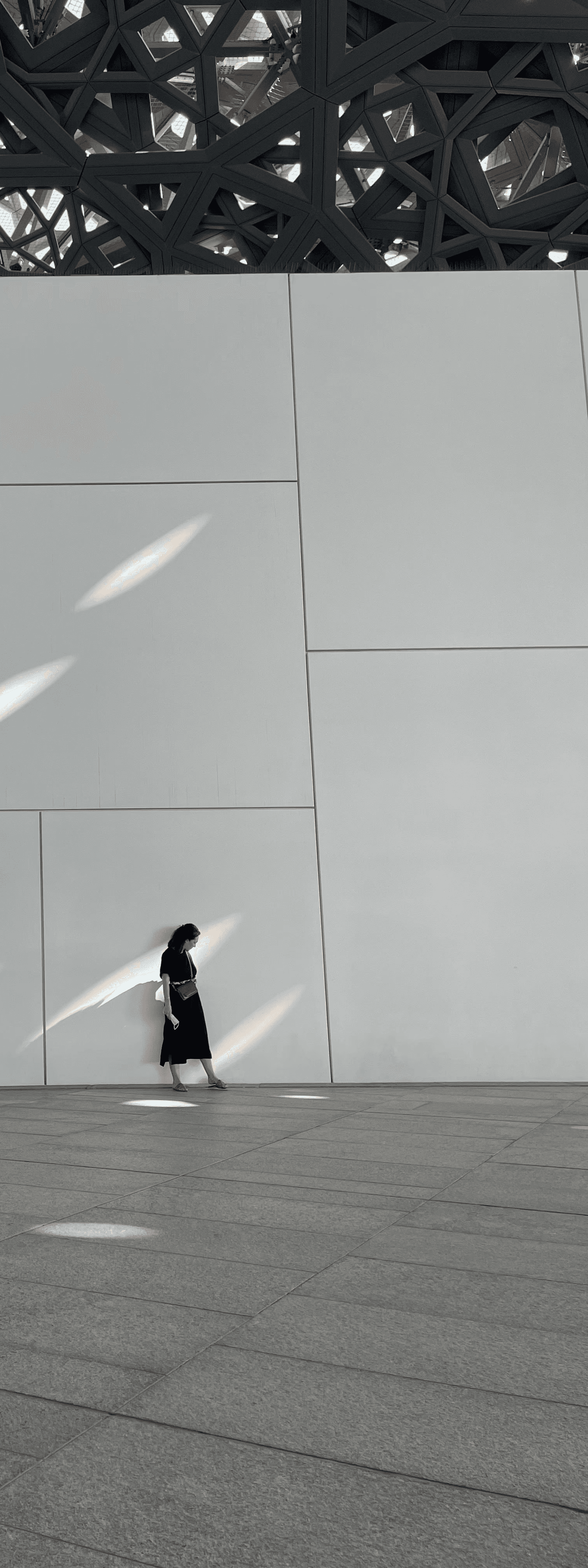 A black female model