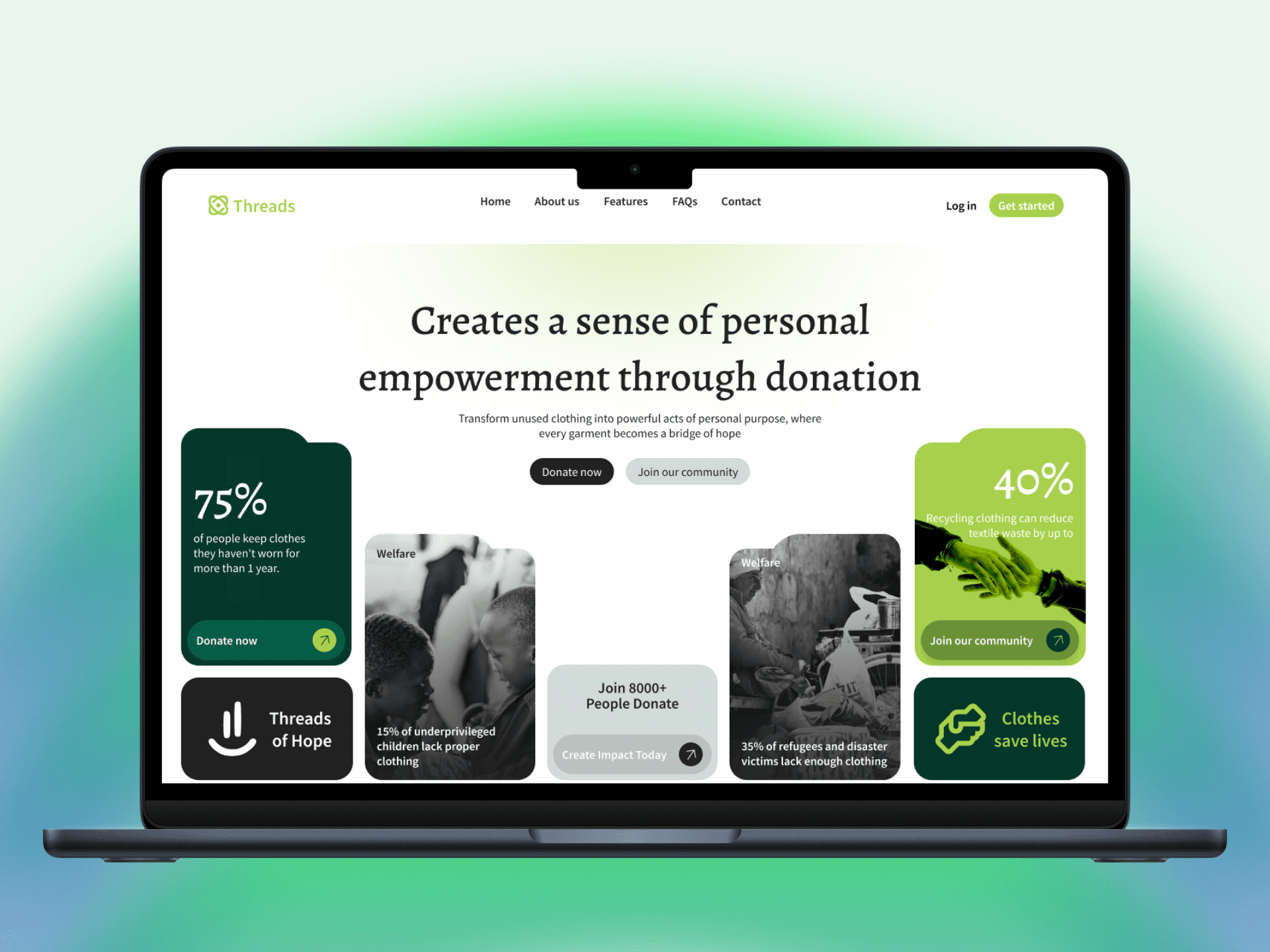 Visual concept for brand identity design