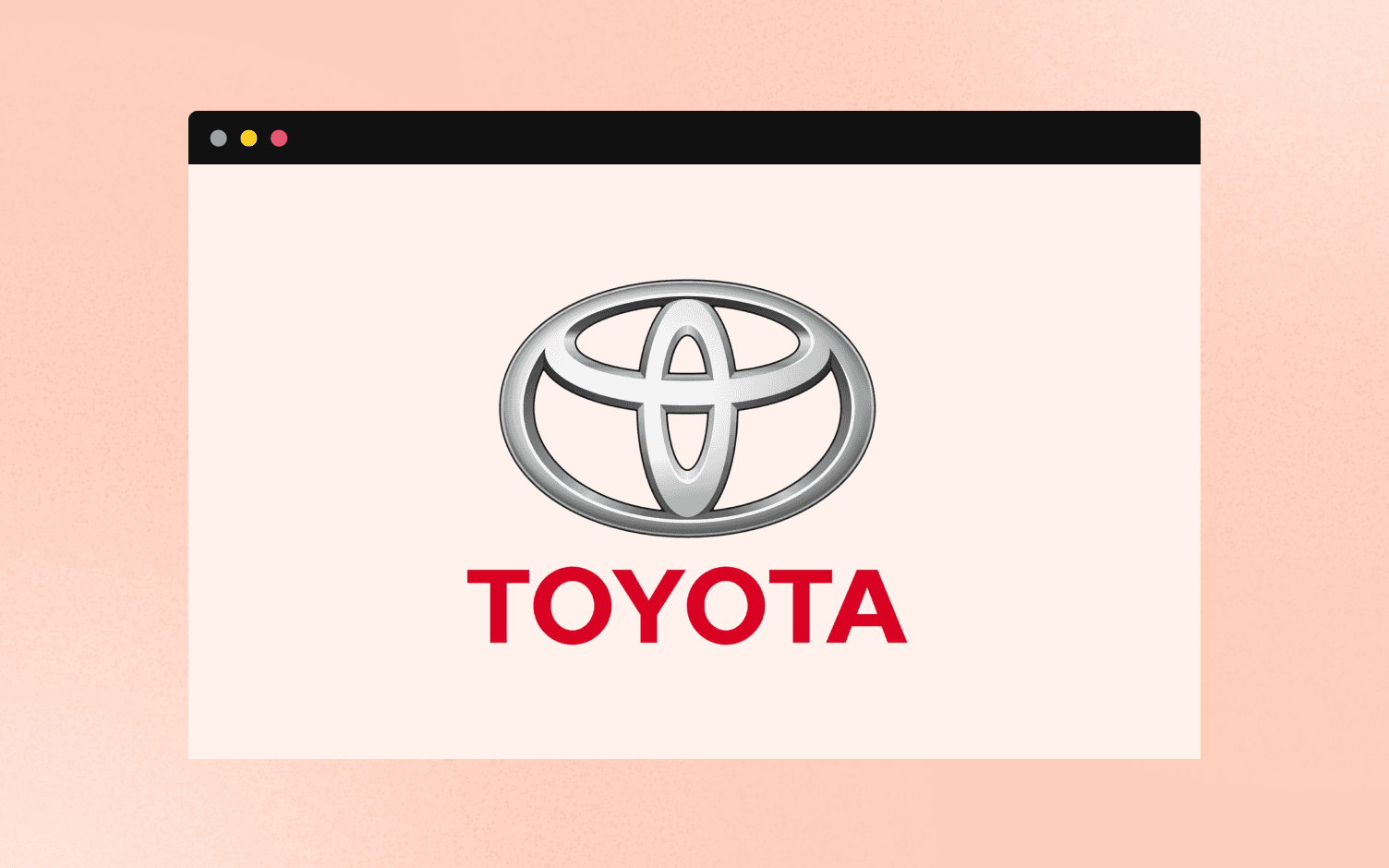 Toyota brand logo