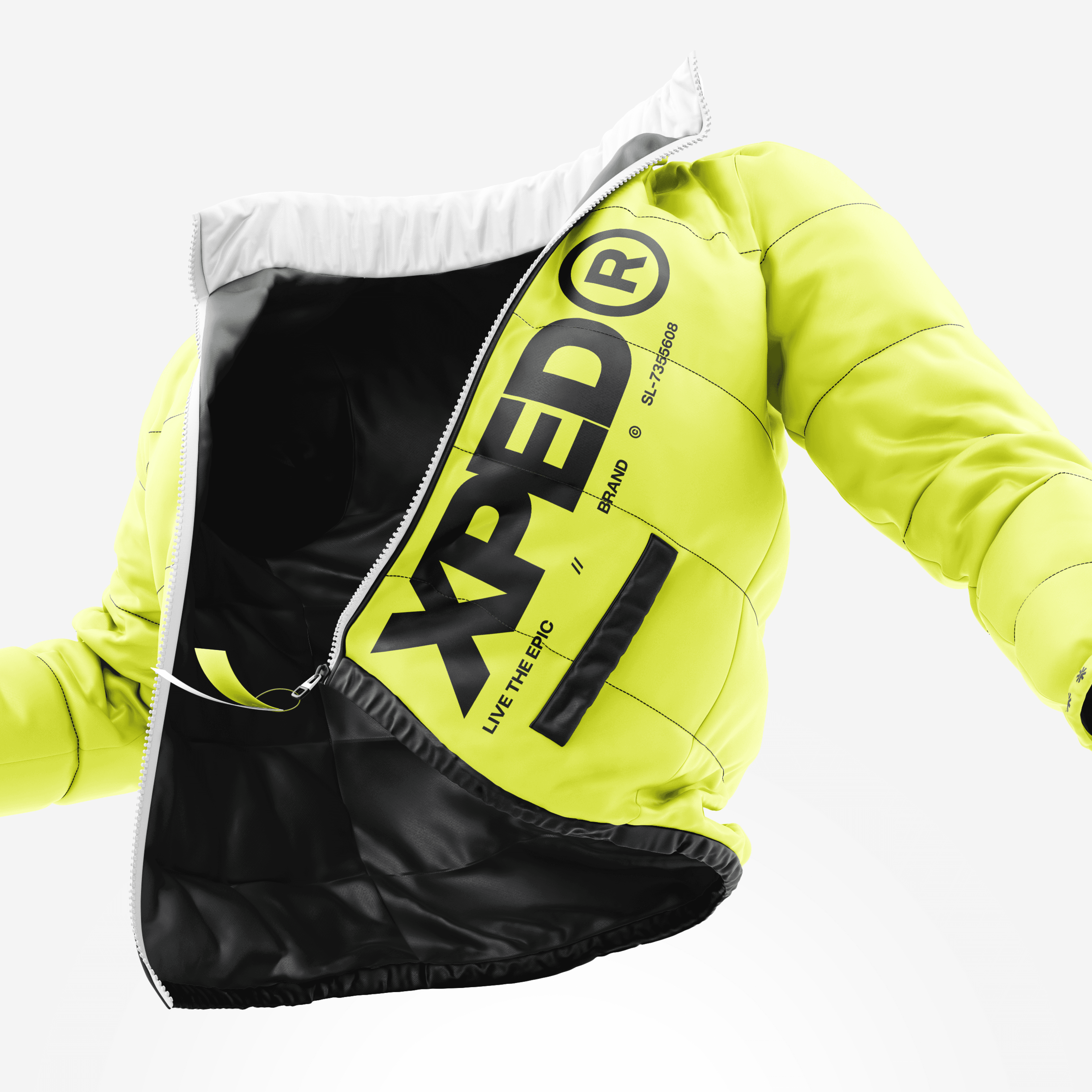 A girl with blue background